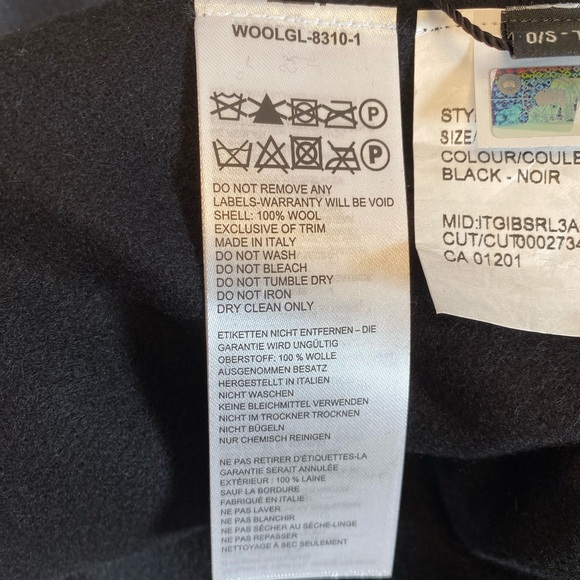 Canada Goose Ladies Solid Woven Scarf  Black - Picture 10 of 11